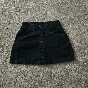 Free People Corduroy Mini Skirt